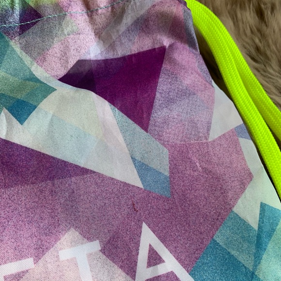 Athleta Girl Neon Drawcord Cinch Athletic Bag - Picture 5 of 5
